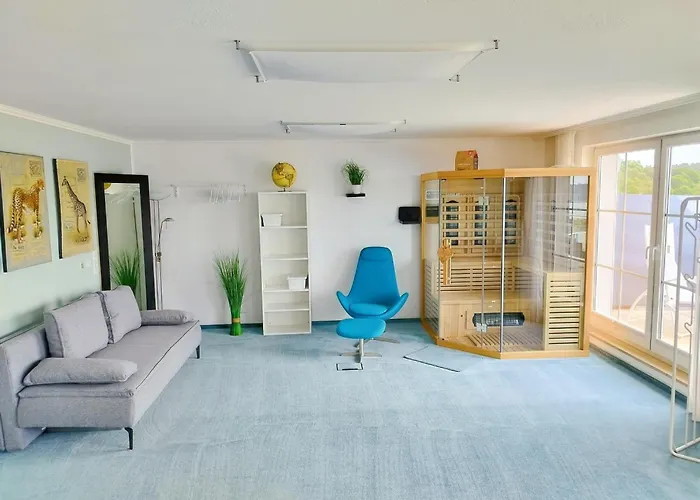 Seeblickapartment Fuer Bis Zu 12, Nuernberg & Schwabach In 30-35 Minuten Zu Erreichen, Sauna, Arbeitsplatz, Dachterrasse & Grill Spalt