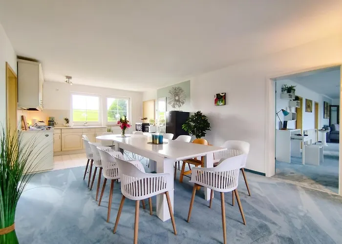 Apartman Seeblickapartment Fuer Bis Zu 12, Nuernberg & Schwabach In 30-35 Minuten Zu Erreichen, Sauna, Arbeitsplatz, Dachterrasse & Grill *